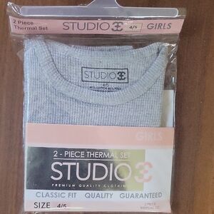 Studio C Gray Thermal Set for Kids
